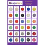 DesignEars silicone colour chart