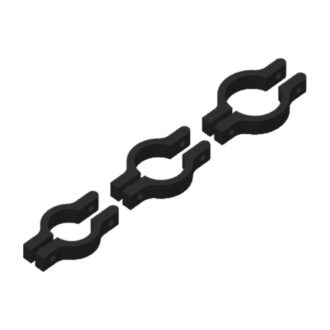 Two-bolt travel sensor tube clamp mounts in 7/8", 1" and 1.125" sizes