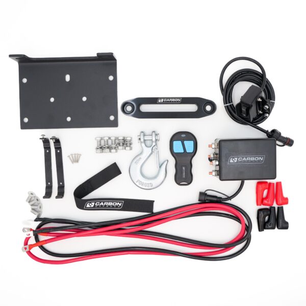 Carbon Offroad 3.0K 3000lb trailer / ATV winch