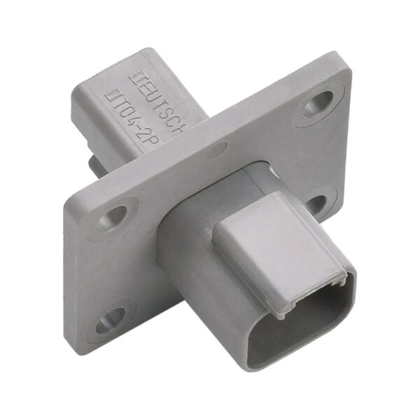 Deutsch DT 2 Pin Bulkhead Flanged Receptacle