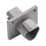 Deutsch DT 3 Pin Bulkhead Flanged Receptacle