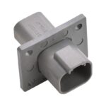 Deutsch DT 4 Pin Bulkhead Flanged Receptacle