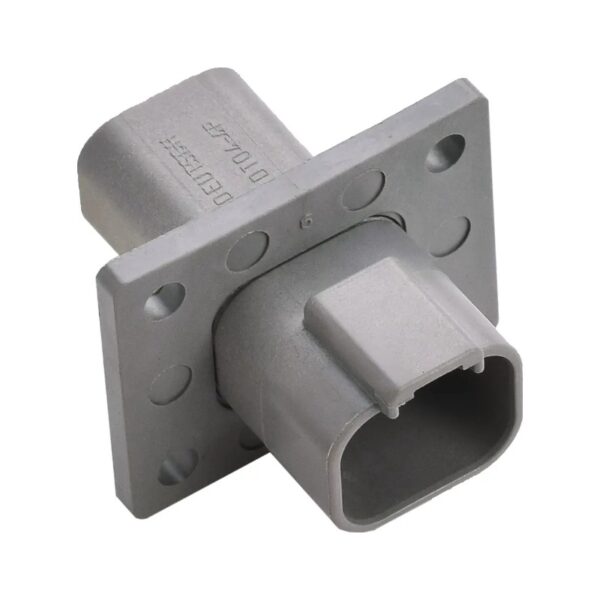 Deutsch DT 4 Pin Bulkhead Flanged Receptacle