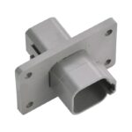 Deutsch DT 6 Pin Bulkhead Flanged Receptacle