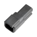 Deutsch DTM 2 Pin Black receptacle