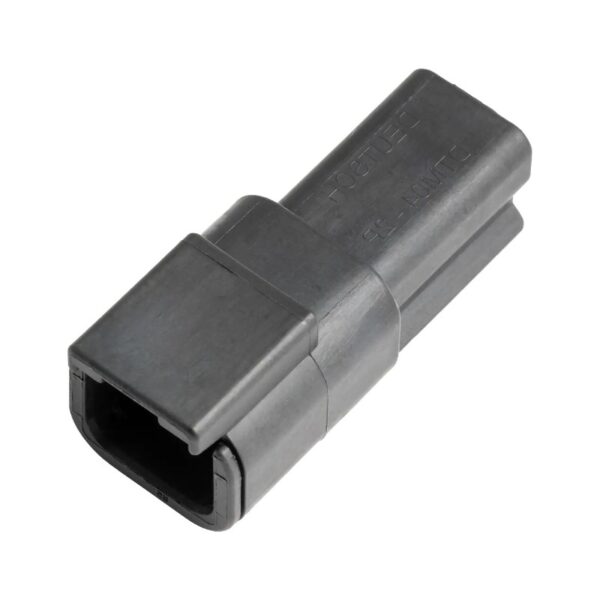Deutsch DTM 2 Pin Black receptacle