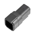 Deutsch DTM 6 Pin Black receptacle