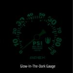 Glow in the dark gauge