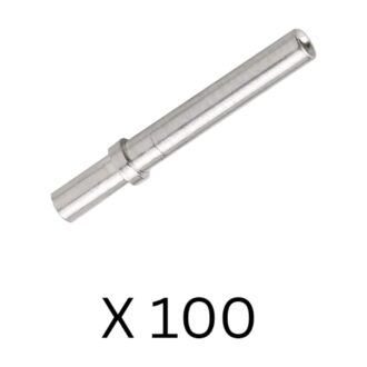 100 x Deutsch DTM Solid Socket 20 AWG