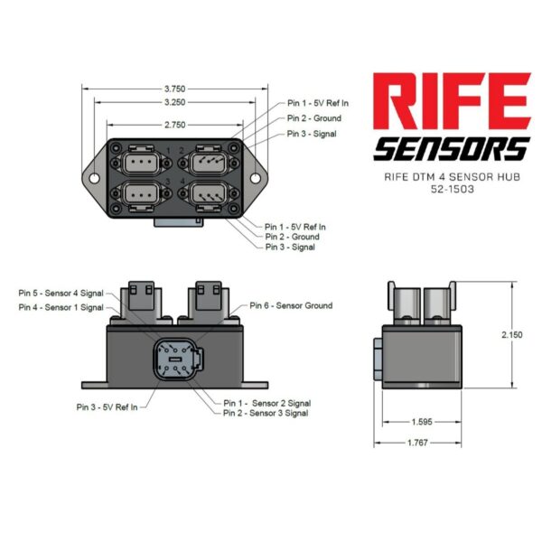 RIFE DTM 4 Sensor Hub – 5V and Sensor Ground Distribution